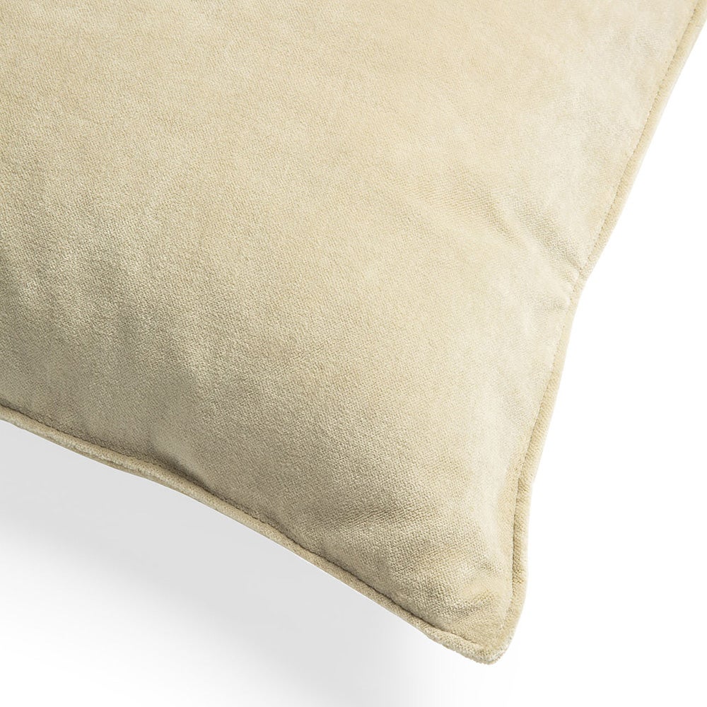 Velvet Cushion Sand 60x40 cm