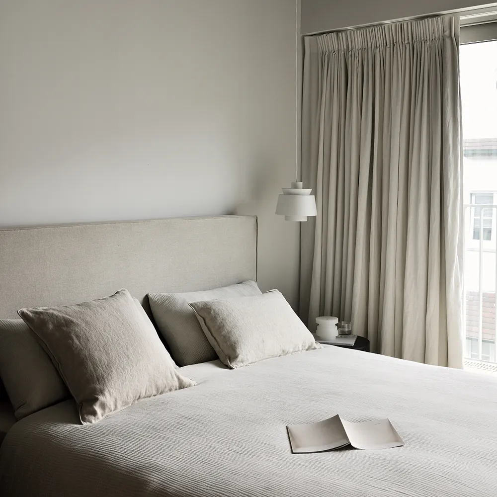 Revive bed frame 160x200 Sand linen