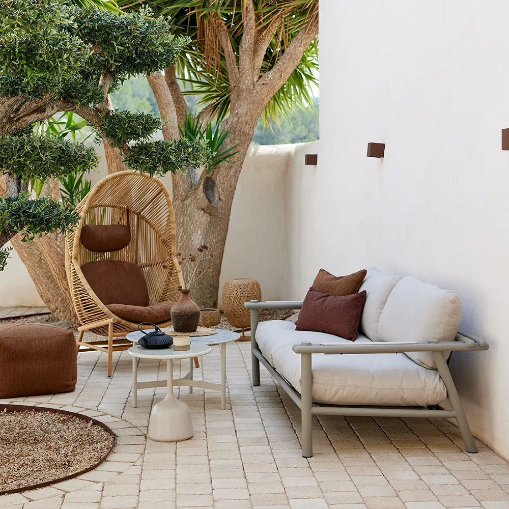 Sticks 2 seater sofa Taupe