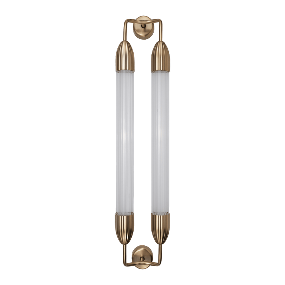 Lemon Squeeze Wall Lamp Double 94cm Brass