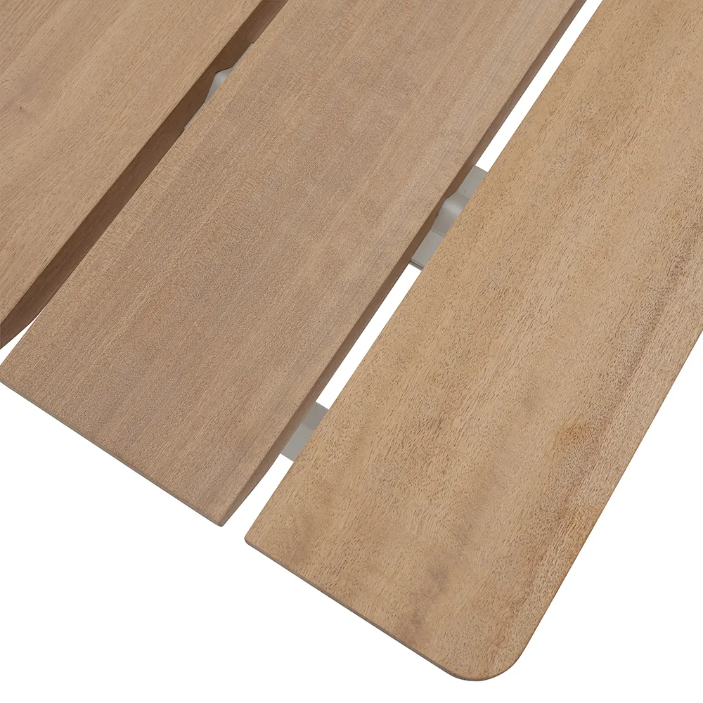 70/70 Dining table 225x90 cm Sapele Mahogany/Grey