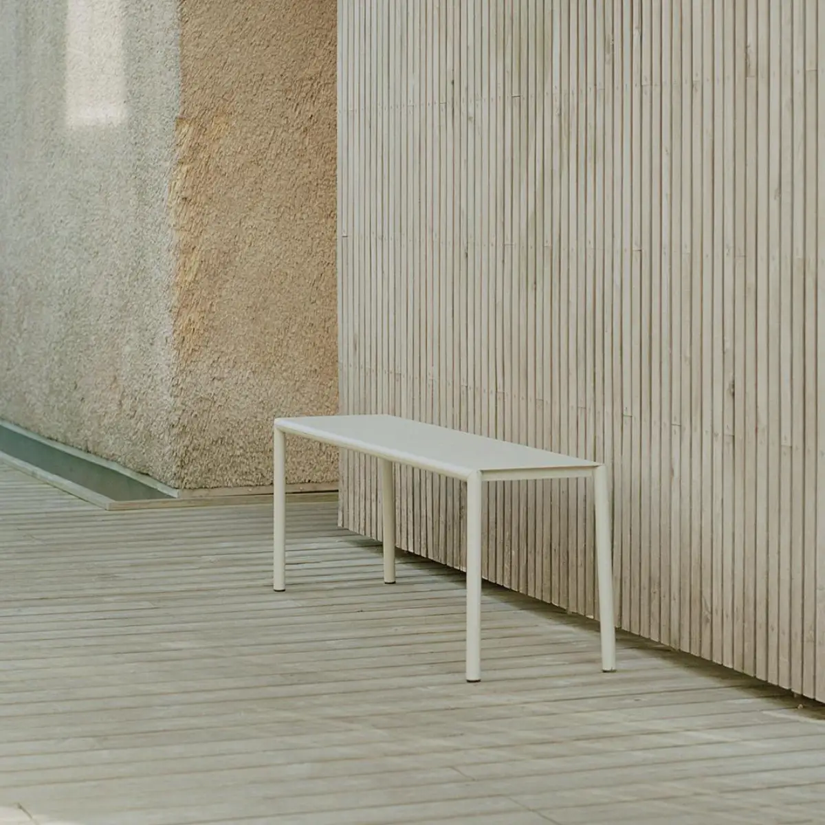 May Bench 140 x 35 Light Grey