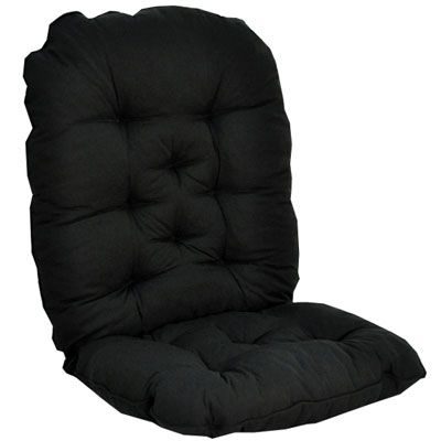 Snurr & Gung Cushion Flock Filled Black