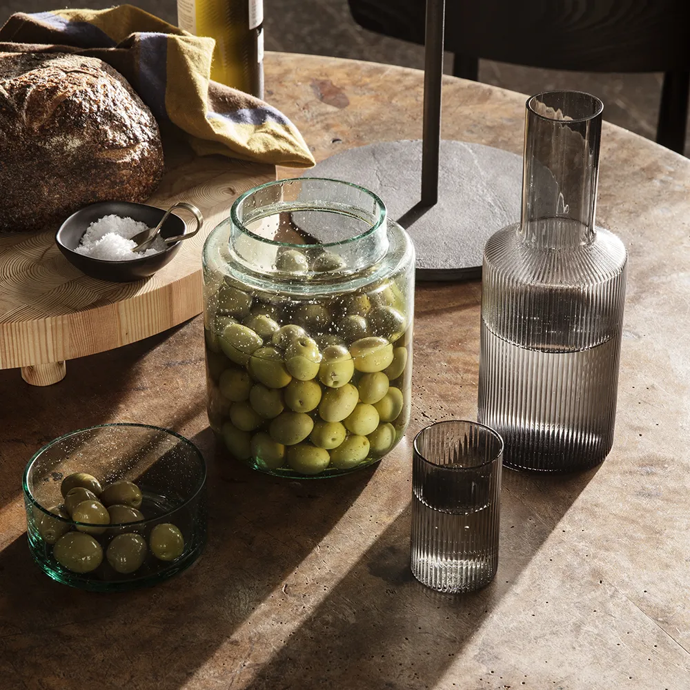 Ripple Verrines - Set of 4 - Smoked Grey