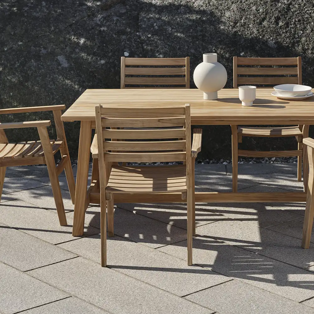 Keros dining table 90x160 cm teak