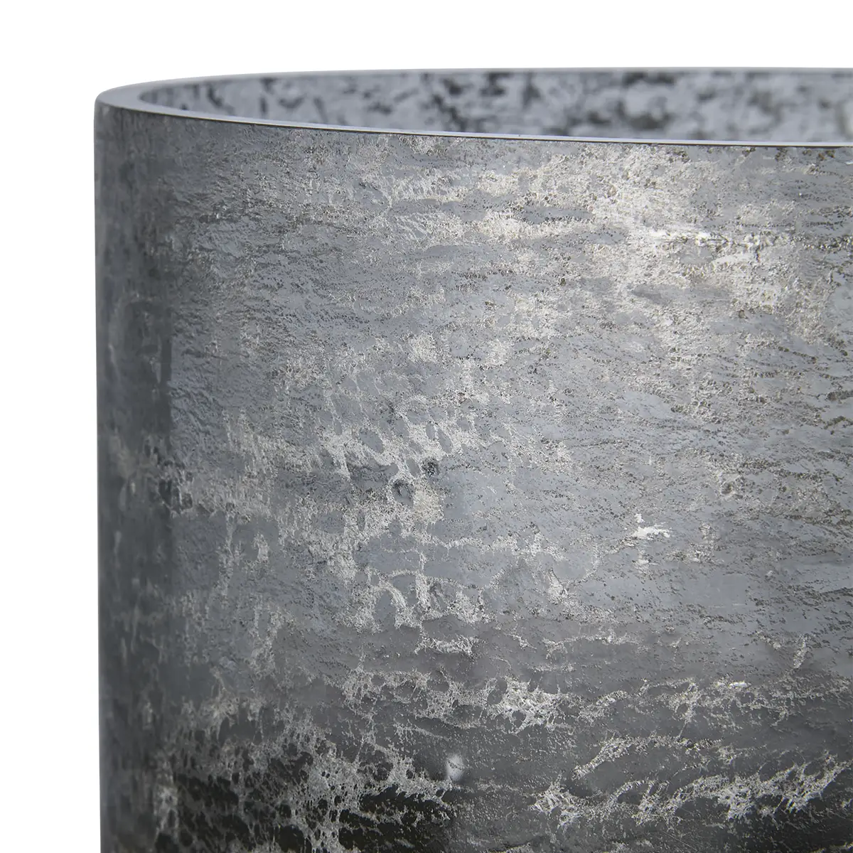 Table Lamp in Glass Eldor Silver H35 cm 