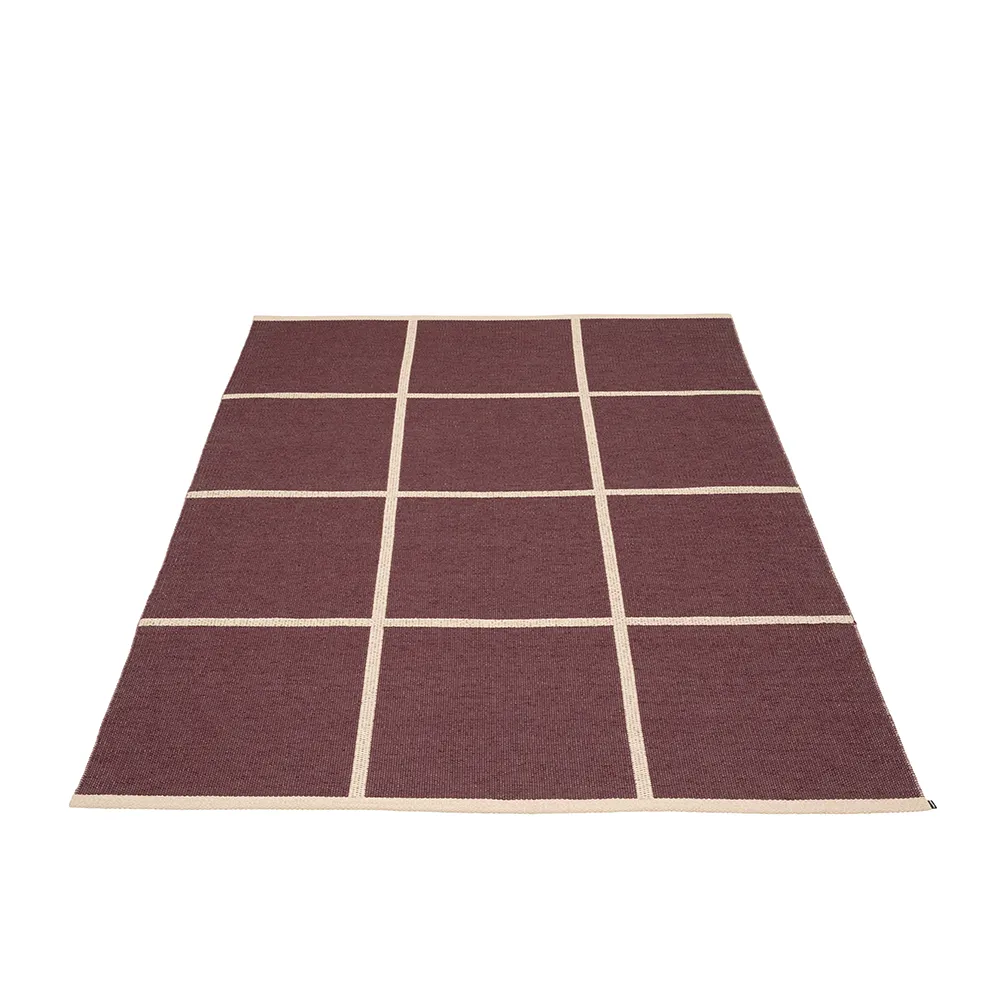 Woven Rug Criss Burgundy 180x260 cm