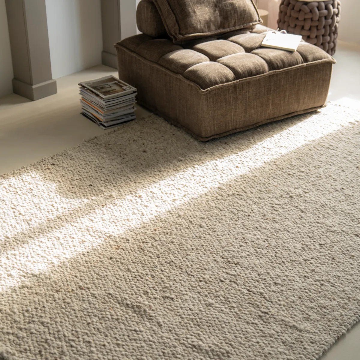 Rug Kalme 160x230 cm Brown