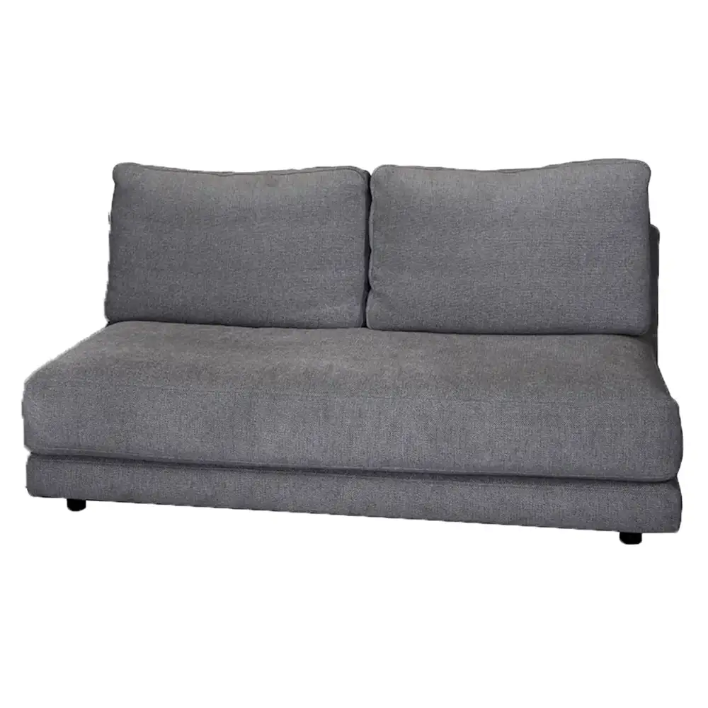 Scale 2 seater sofa module Dark grey Ambience