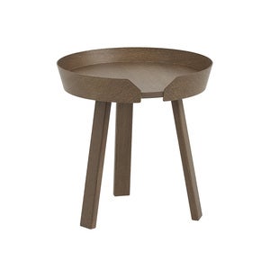 Around Coffee Table Ø45 cm- Stained Dark Brown 