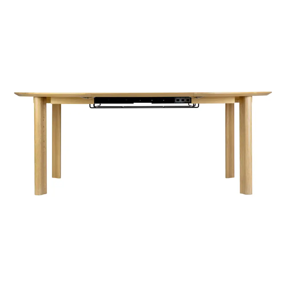Comfort Circle Dining table with extension Oak