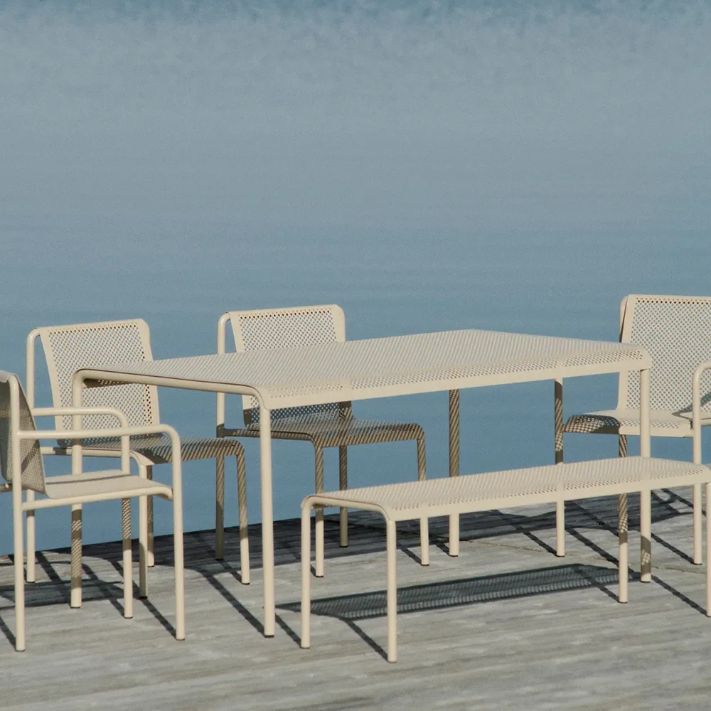 Dapple Ruokapöytä 160x90 cm Cashmere