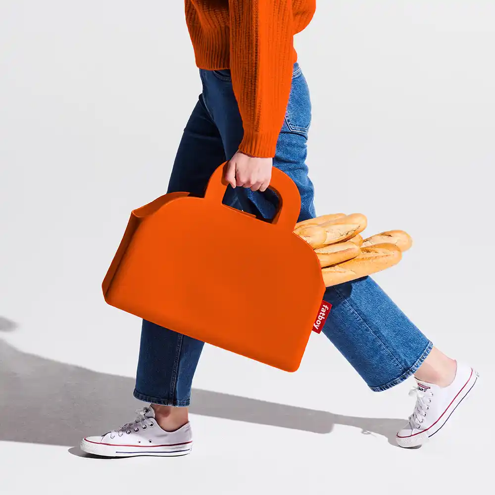 Sjopper-kees shopping bag orange