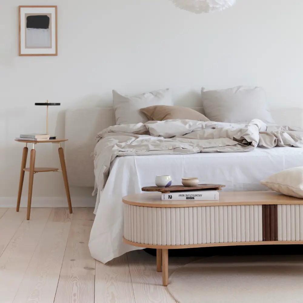 My Spot Side Table  Oak Steel