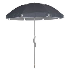 Soda beach parasol 215 cm grey