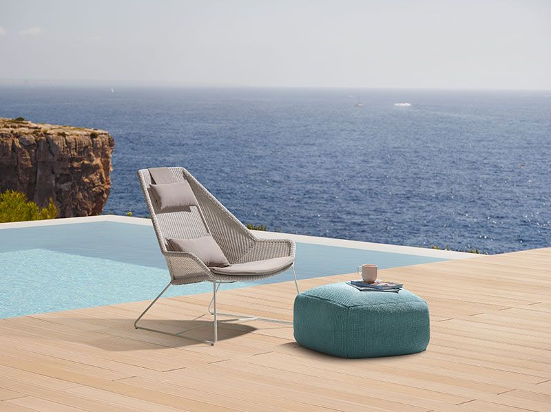 Breeze Lounge Armchair White