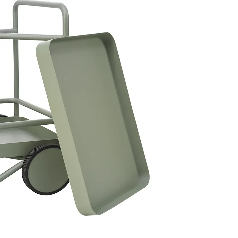 Trolly serving trolley  Dusty green