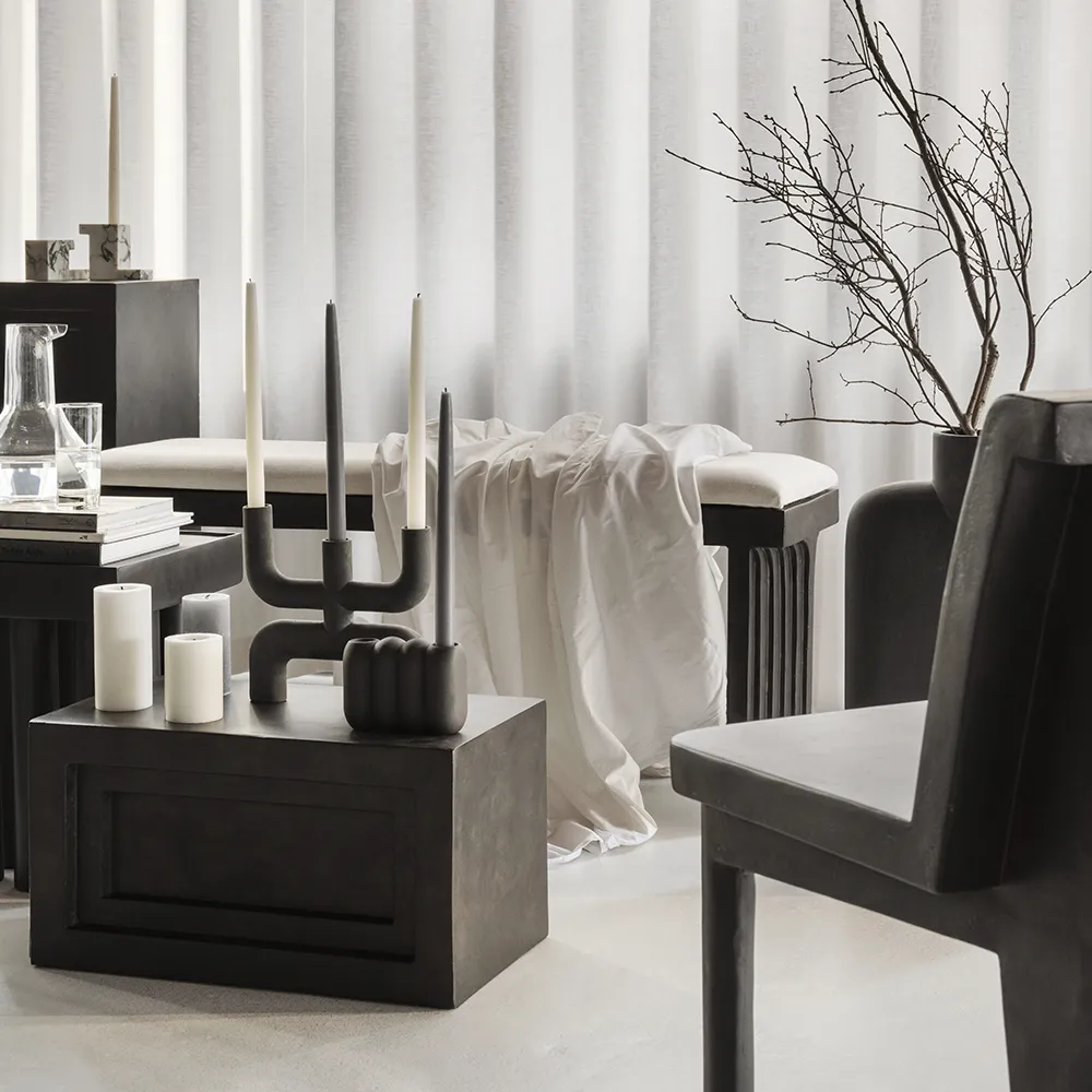 Brutus Slim Dining Chair - Coffee