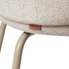 Rico Dining chair Cashmere Bouclé - Off-white