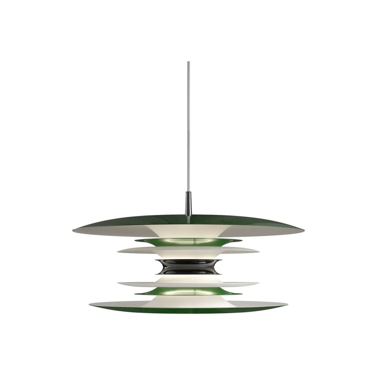 Diablo ceiling pendant Ø50 cm metal forest green