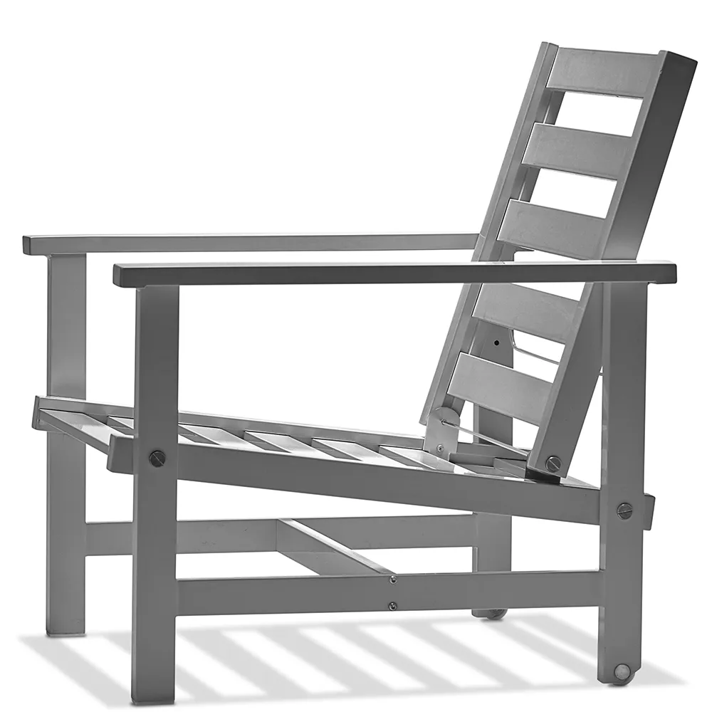 Armchair Grey Aluminium