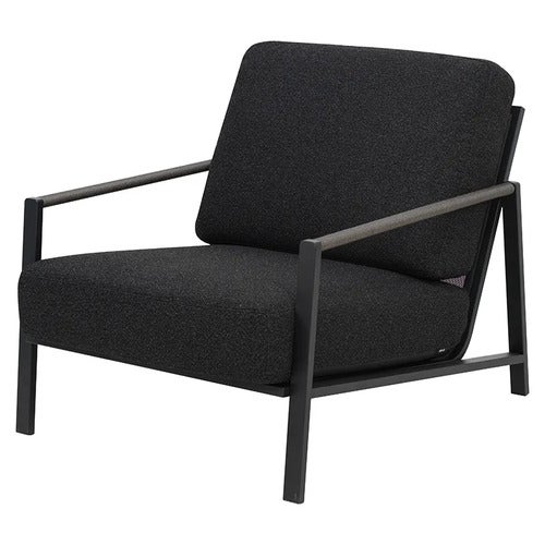 Lyra armchair Black / Teddy black