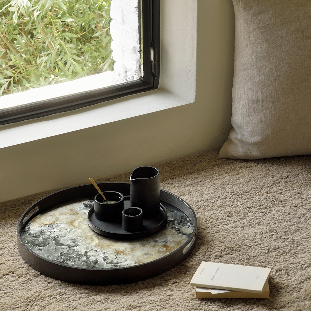 Organic Tray Ø48 cm Black