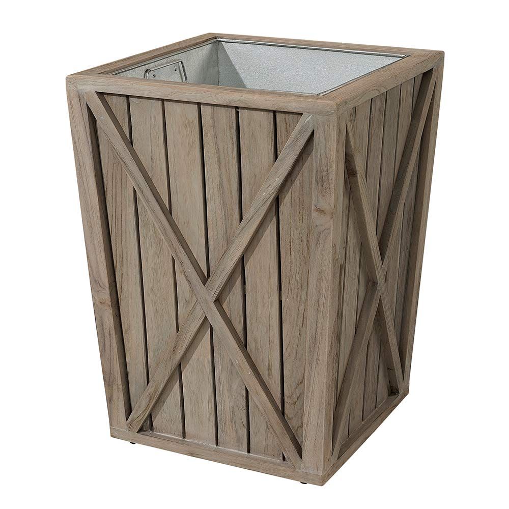 Creekplant Planter 55X55 Cm Teak