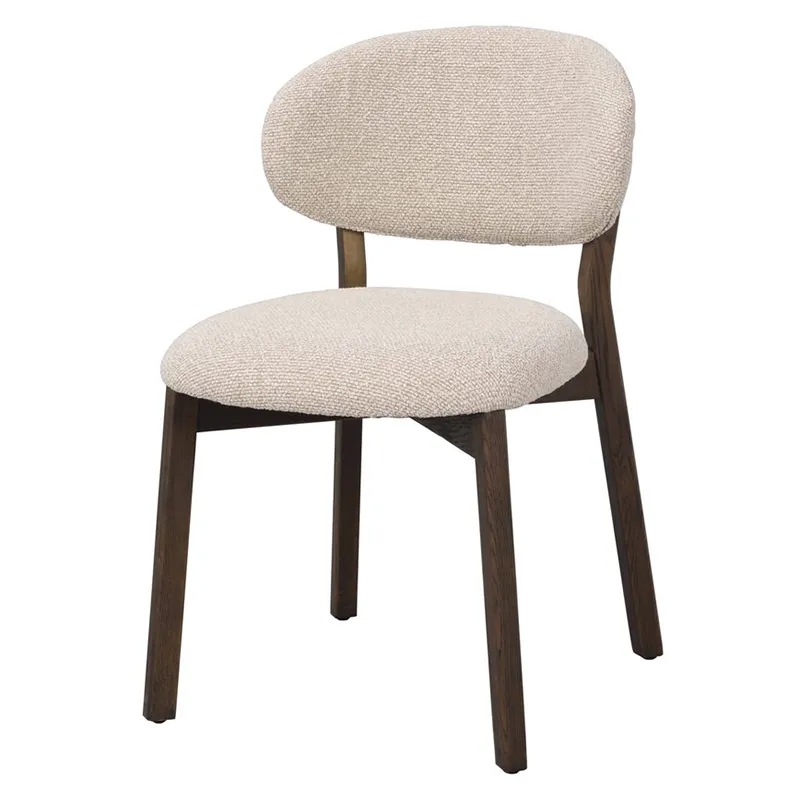 Patterson chair beige fabric / brown oak