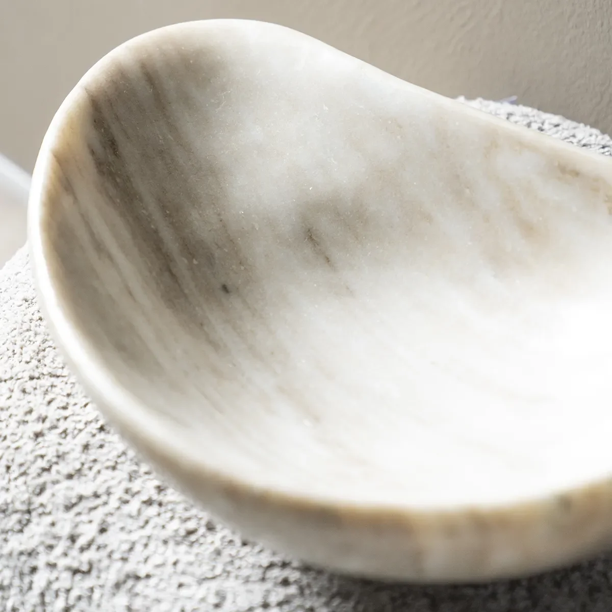 Marble Bowl Grigio L 43 cm