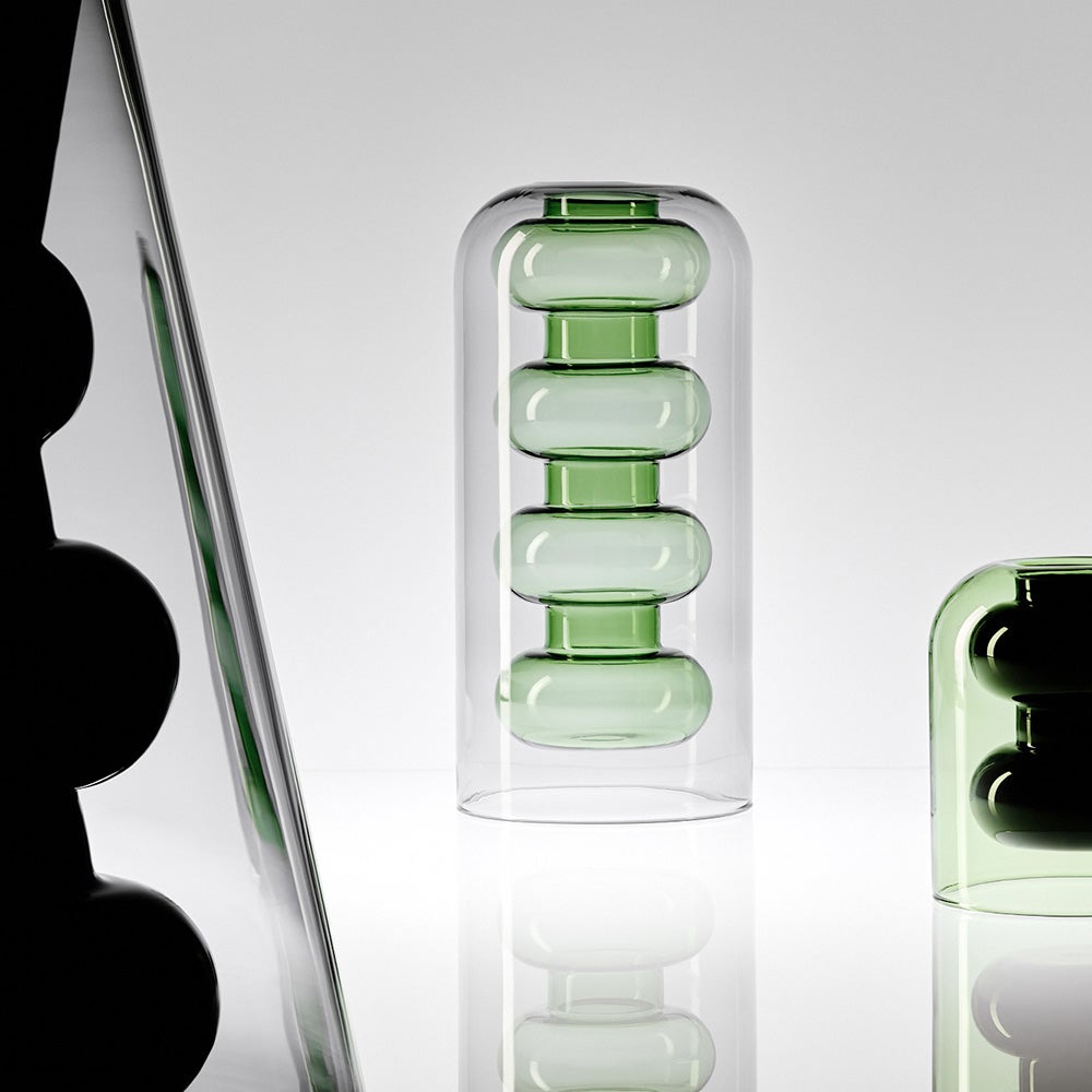 Bump Vase Tall Green