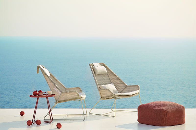 Breeze Lounge Armchair White