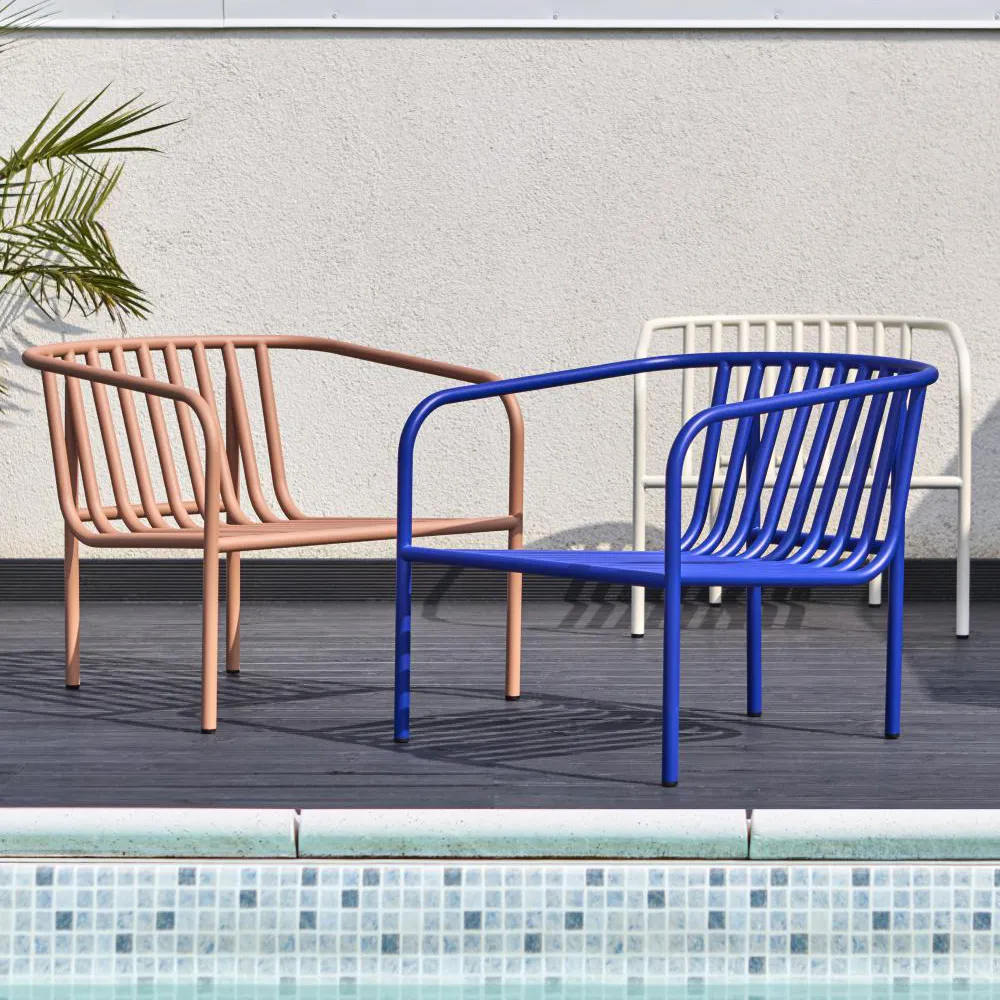 Bendt Armchair Teddy Beige/Peach