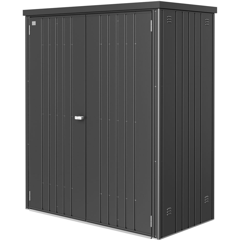 Shed 150cm dark grey Biohort