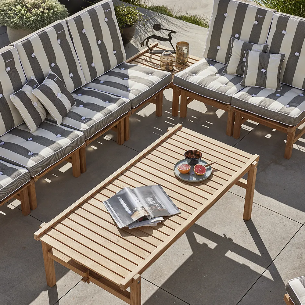 Armchair buildable teak