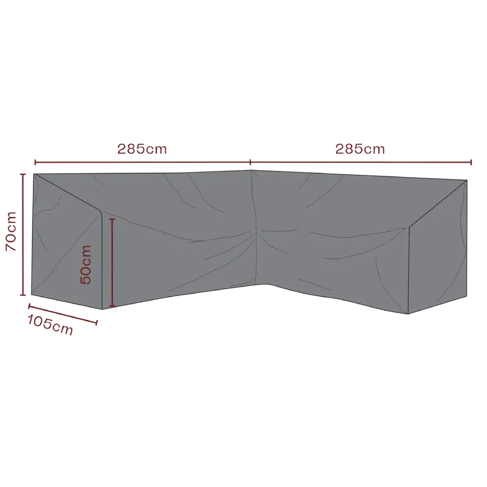 Furniture cover Corner sofa 285/285x70 cm Premium