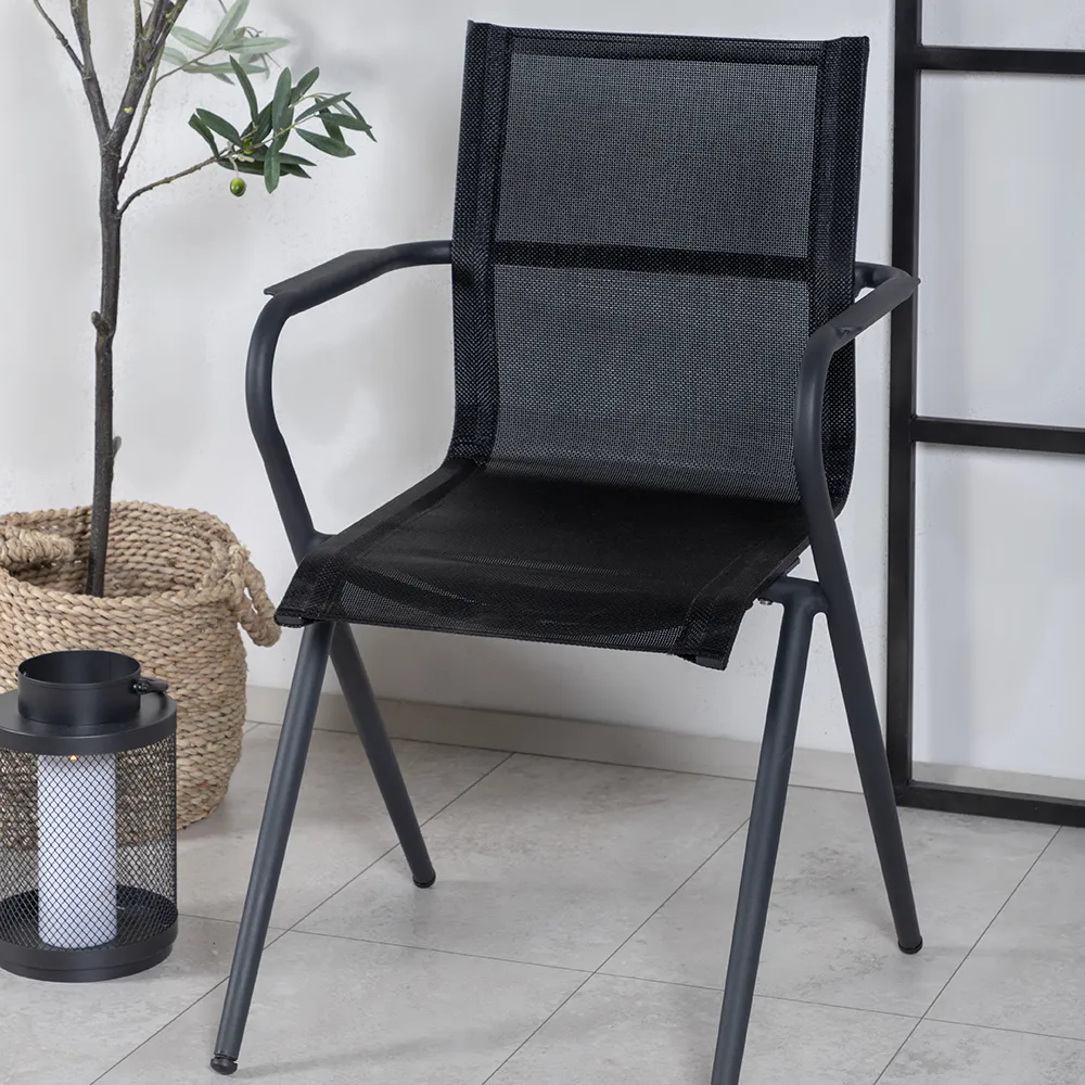 Alina Dining Chair Black 2-pack