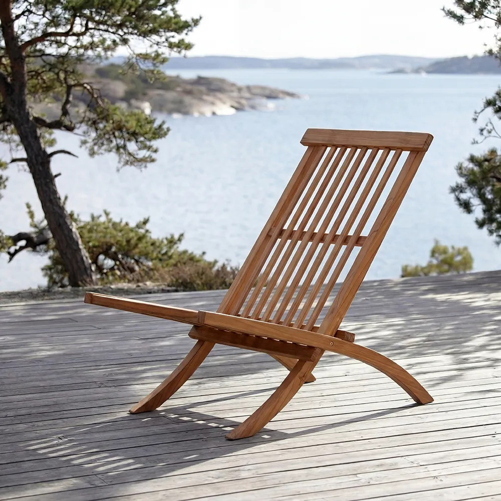 Muskö teak lounge chair