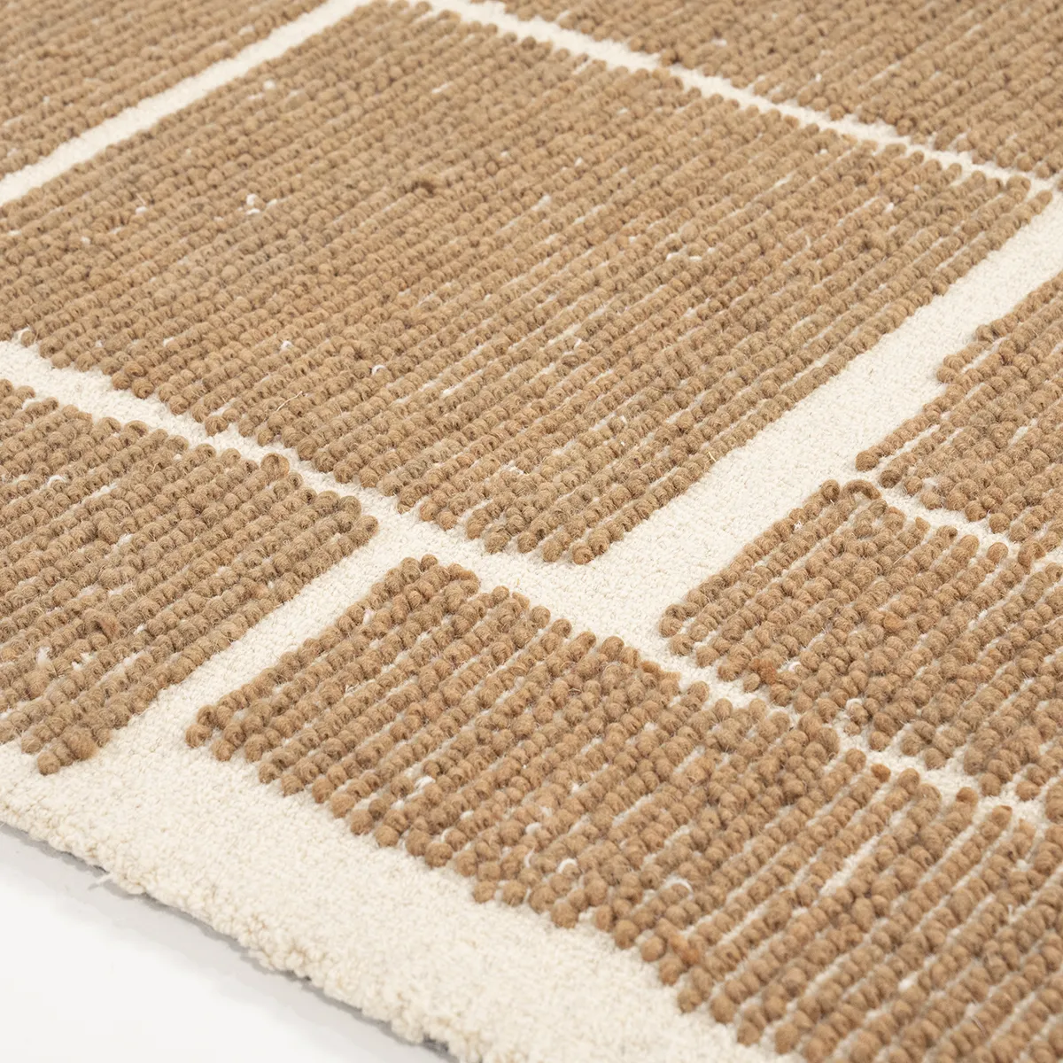 Hand-Woven Wool Rug Intarsio 160x230 cm