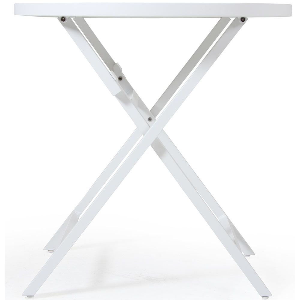 Wilkie folding table 72 cm white