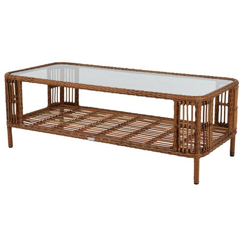 Anemon coffee table 65x140 natural/white