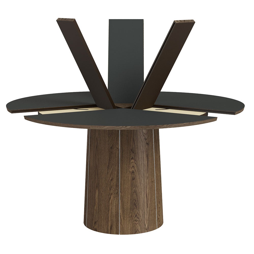 Sm33 Table Walnut Lacquer/Black Nano Laminate