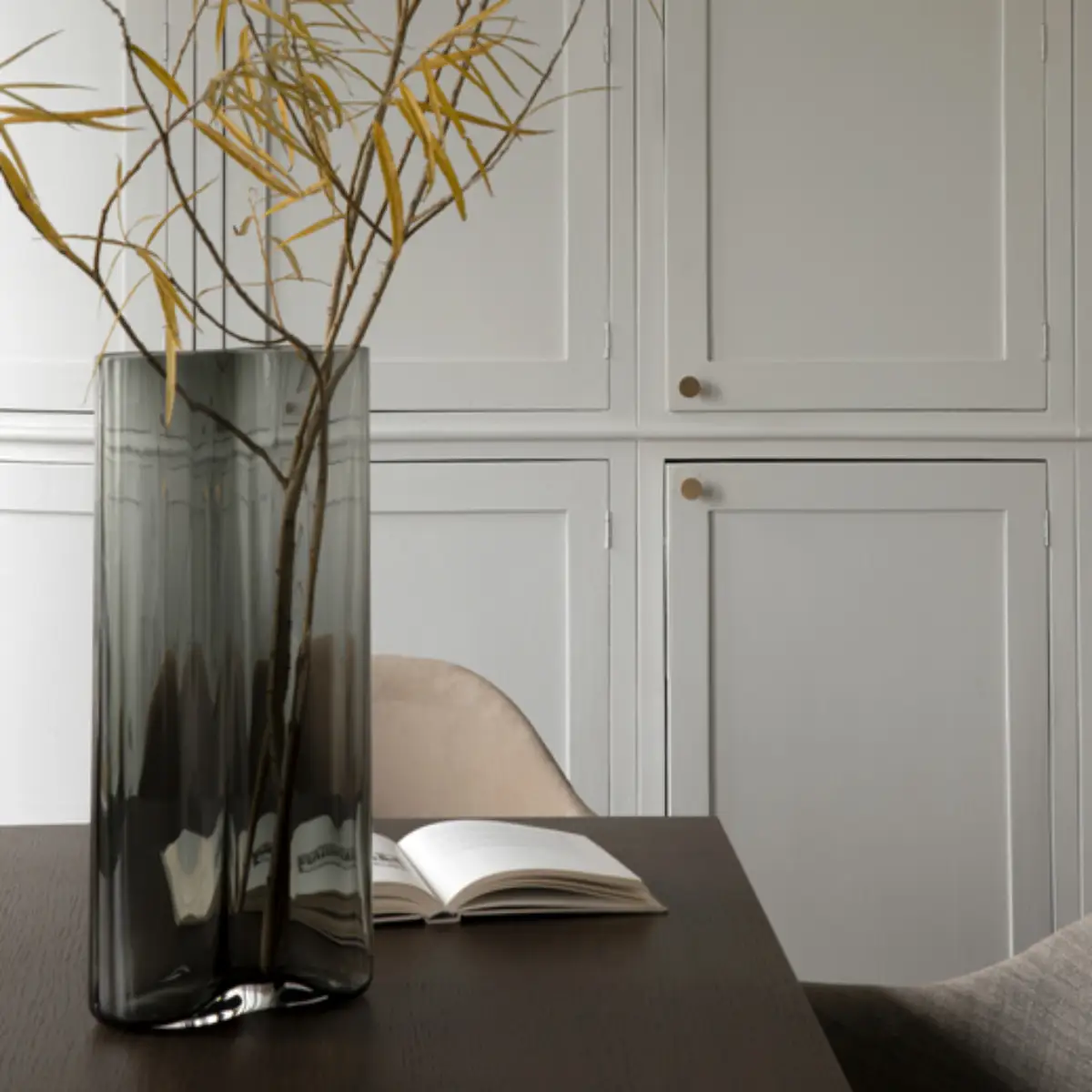 Aer Vase - H33 cm - Smoke