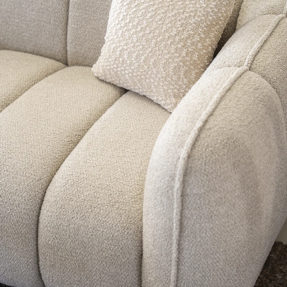 Sofa Cubetto (2.5-Seater) Taupe