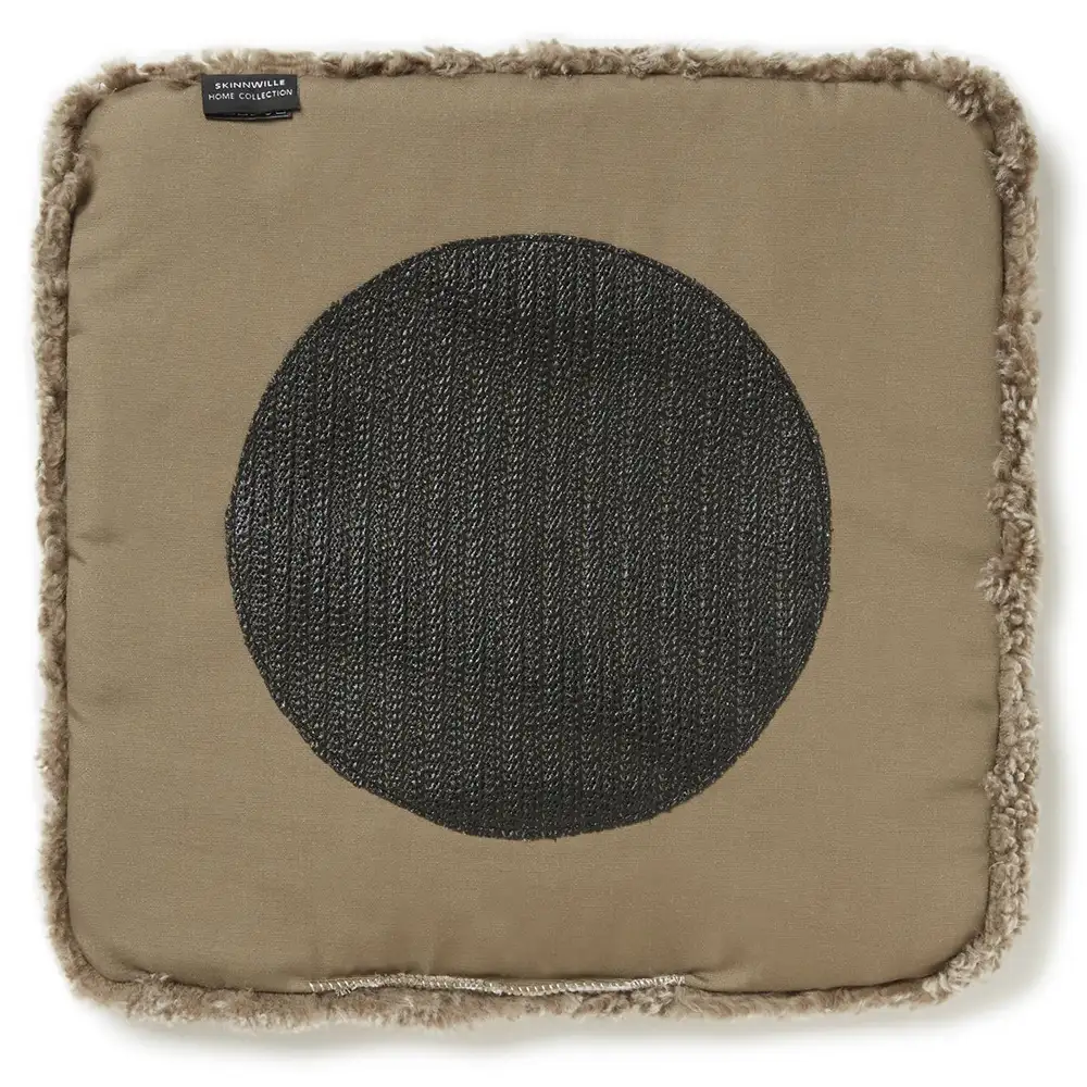 Seat cushion Curly PAD Light Brown 40x40 cm