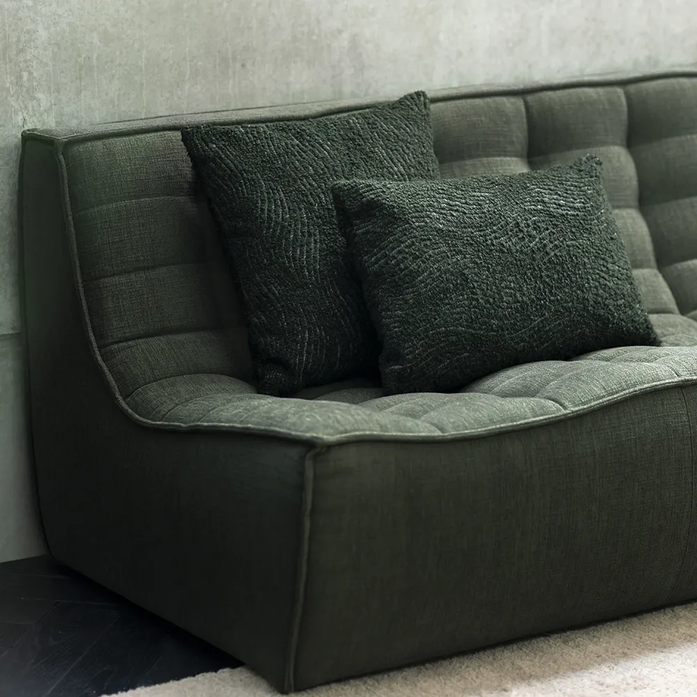 Cushion Cover Wave 50x50 cm Forest