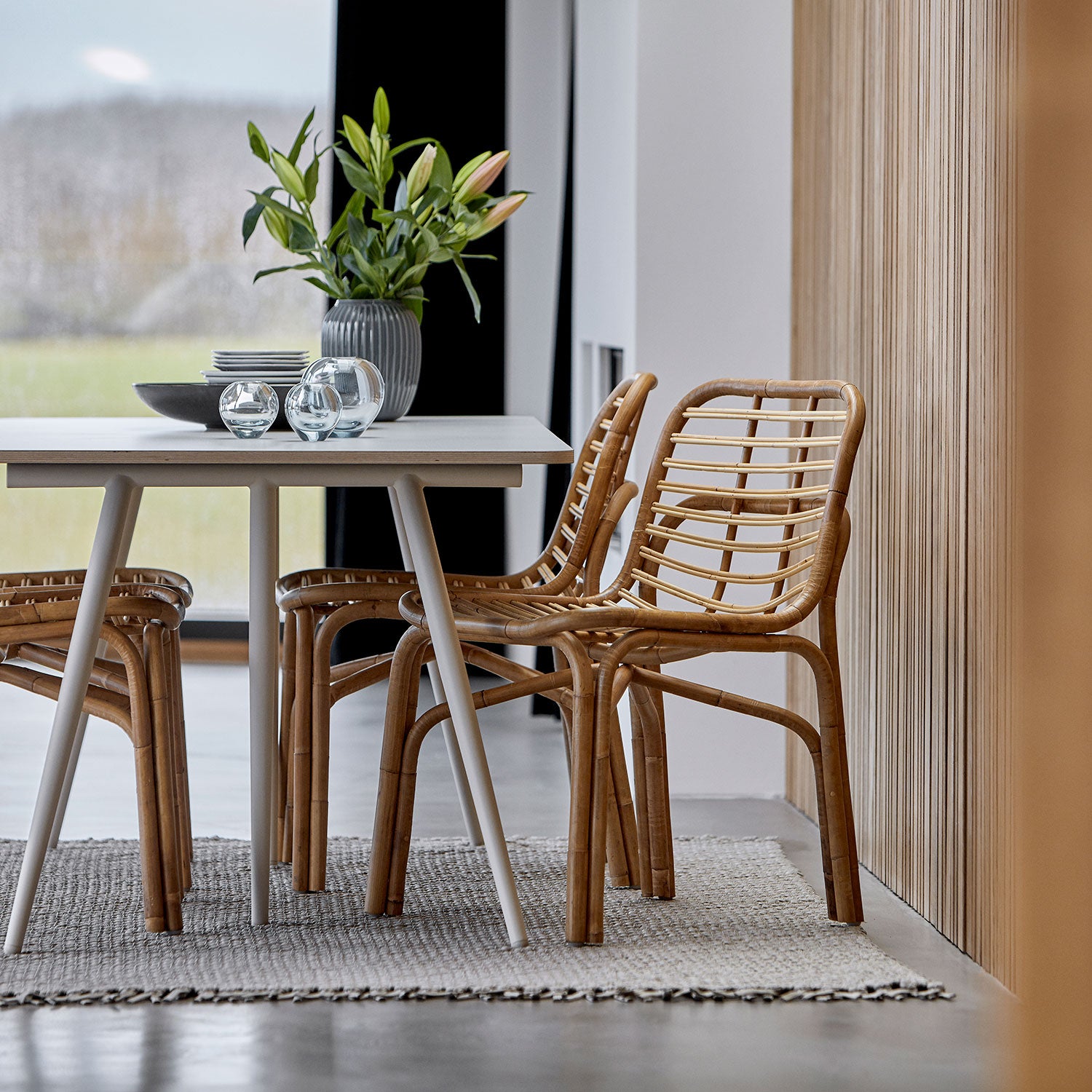 Peak Dining Chair Rattan Indoor