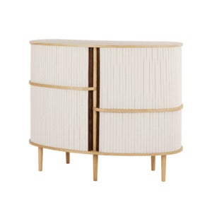 Audacious Highboard Cabinet Oak/White Sands