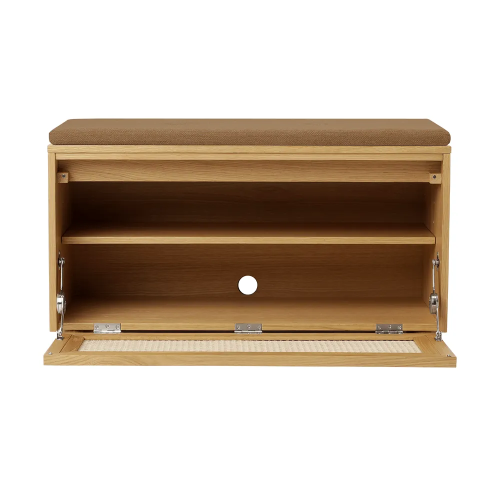 Storage Bench Hideaway Cane – Sugar Brown