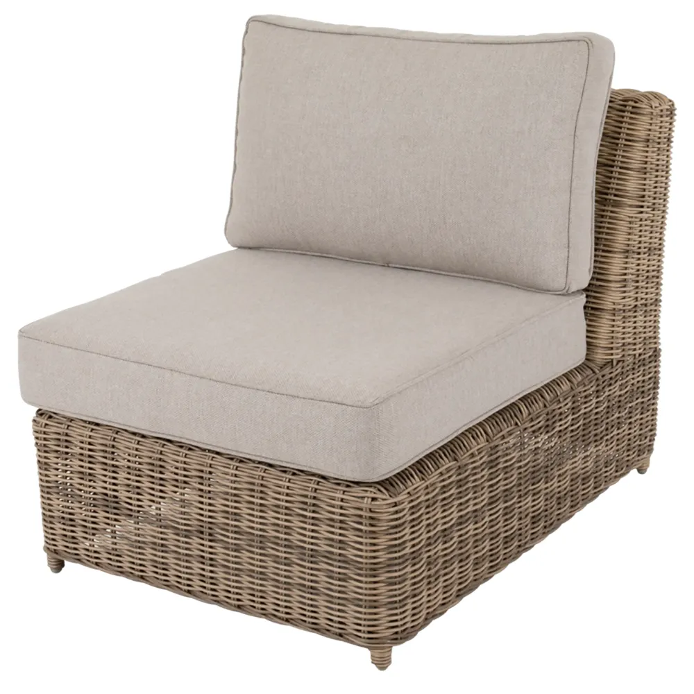 Glendon centrepiece rustic synthetic rattan